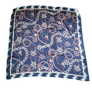 Women's Scarf Fashion Accessory Blue Pink Tanger Polyester Tassels Chains Design